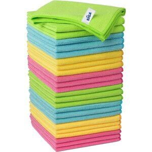 Microfiber Cleaning Cloth, Pack of 24, Size:12.6" x 12.6"